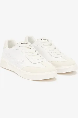 Roberto Cavalli Sneakers With Perforated Logo - Male Shoes 42