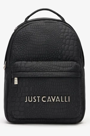 Roberto Cavalli Backpack With Crocodile-effect Design - Male Bags Unica