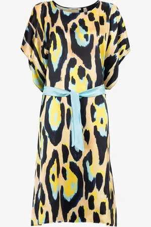 Roberto Cavalli Leopard Print Beach Dress - Female Dresses S