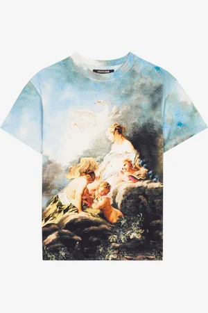 Roberto Cavalli Graphic-print Cotton T-shirt - Female T-shirts 44