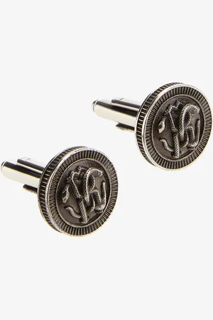 Roberto Cavalli Cufflinks With Monogram Rc - Male Bags & Accessories Unica