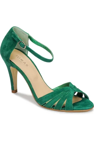 Buy MAEVE & SHELBY Women Ethnic Flat Sandals (Dark Green) - UK-4 Online at  Best Prices in India - JioMart.