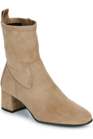 new arrivals 2024 of beige ankle boots chelsea boots for women FASHIOLA