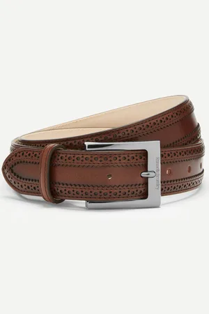 RUSSELL & BROMLEY OAK Antique Brogue Belt