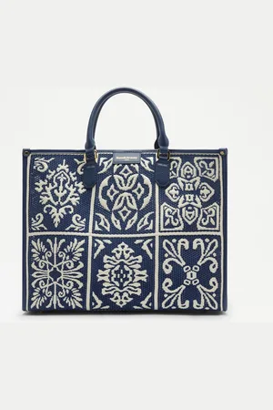 RUSSELL & BROMLEY GEMINI Woven Shopper Tote