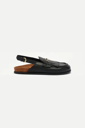 RUSSELL & BROMLEY BURRELLS Oversized Fringe Clog