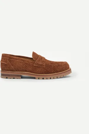 RUSSELL & BROMLEY RAYWELL Hairy Suede Loafer