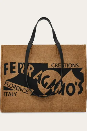 Salvatore Ferragamo Women Tote bag with logo (XL)