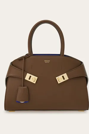 Salvatore Ferragamo Women Hug bicolor handbag (M)
