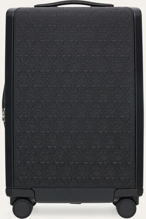 Salvatore Ferragamo Men Embossed Gancini hand luggage
