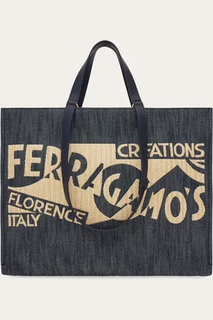 Salvatore Ferragamo Women Tote bag with logo (XL)