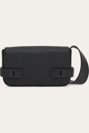 Salvatore Ferragamo Men Wearable wallet with Gancini buckle