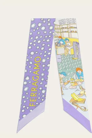 Salvatore Ferragamo Women Atelier print silk mini bandeau