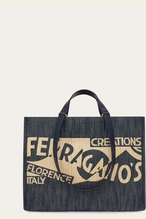 Salvatore Ferragamo Women Tote bag with logo (L)