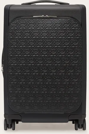 Salvatore Ferragamo Men Embossed Gancini hand luggage