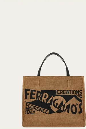 Salvatore Ferragamo Women Tote bag with logo (M)