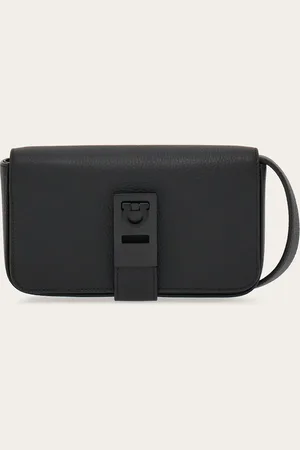 Salvatore Ferragamo Men Wearable wallet with Gancini buckle