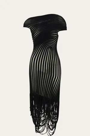 Salvatore Ferragamo Women Midi dress with asymmetric drape