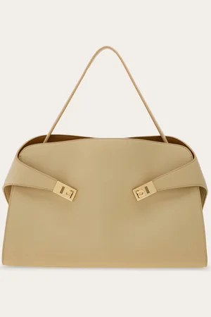 Salvatore Ferragamo Women Hug soft bicolor shoulder bag (L)