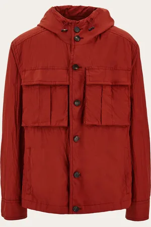 Salvatore Ferragamo Men Hooded jacket