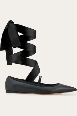 Salvatore Ferragamo Women Ballet flat with ankle ribbon Size 2.5