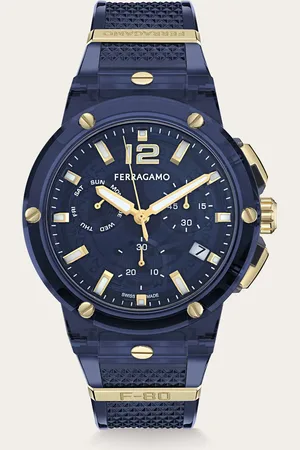 Salvatore Ferragamo Men F-80 Translucent Watch