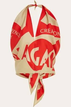 Salvatore Ferragamo Women Venna print silk scarf
