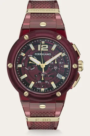 Salvatore Ferragamo Men F-80 Translucent Watch