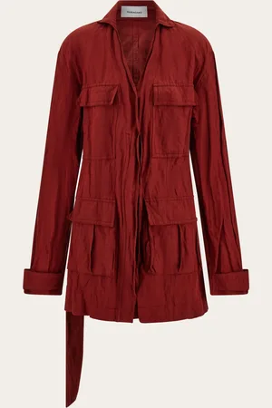 Salvatore Ferragamo Women Sahara jacket with martingale belt