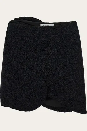 Salvatore Ferragamo Women Bouclé mini skirt