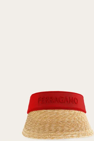 Salvatore Ferragamo Women Visor with signature