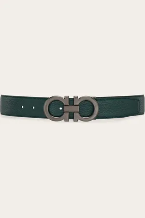 Salvatore Ferragamo Men Reversible and adjustable Gancini belt