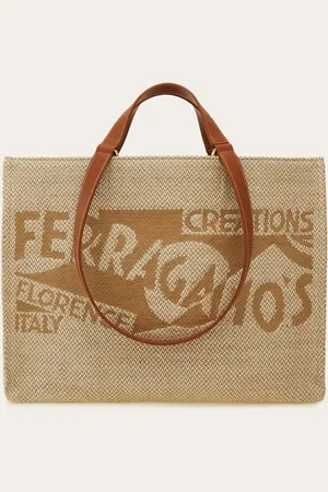 Salvatore Ferragamo Women Tote bag with logo (L)