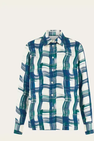 Salvatore Ferragamo Women Tartan shirt