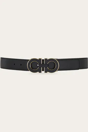 Salvatore Ferragamo Men Reversible and adjustable Gancini belt