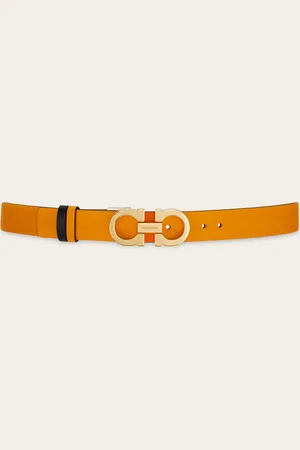 Salvatore Ferragamo Women Reversible and adjustable Gancini belt