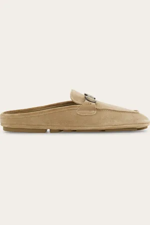 Salvatore Ferragamo Men Loafer mule with Gancini ornament Size 5.5