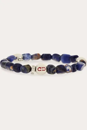 Salvatore Ferragamo Men Baroque beads bracelet - size 19