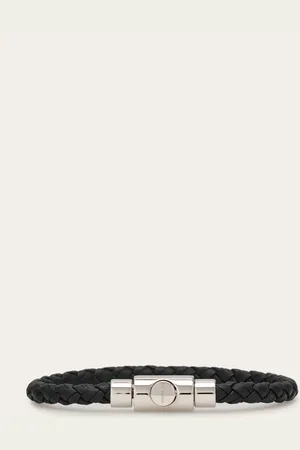 Salvatore Ferragamo Men Braided leather bracelet - size 19