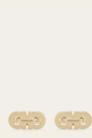 Salvatore Ferragamo Men Double Gancini cufflinks