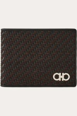 Salvatore Ferragamo Men Woven wallet