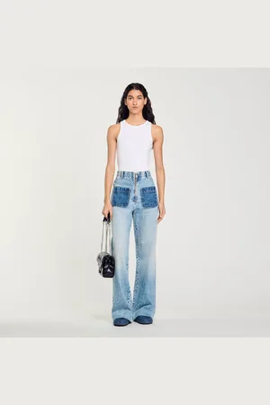 Sandro High-rise jeans