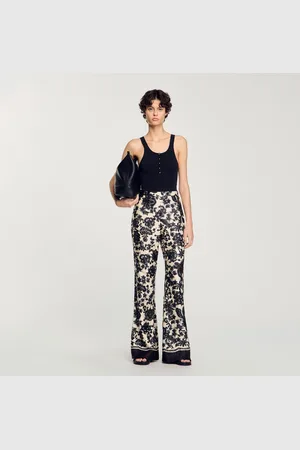 Sandro Floral trousers
