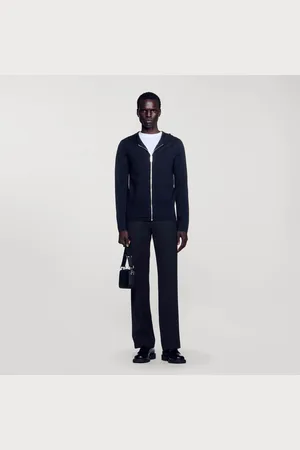 Sandro Zipped cardigan with hood