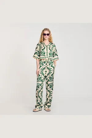 Sandro Floral trousers