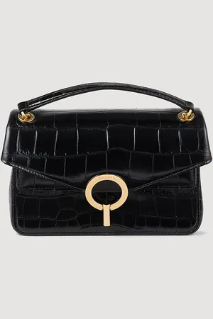 Sandro Mock croc leather Yza bag