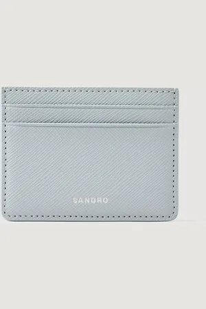 Sandro Reconstituted leather cardholder
