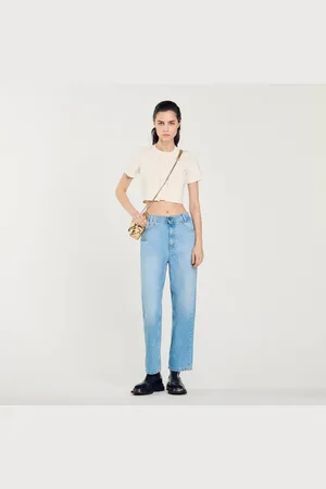 Sandro Low-rise straight-leg jeans