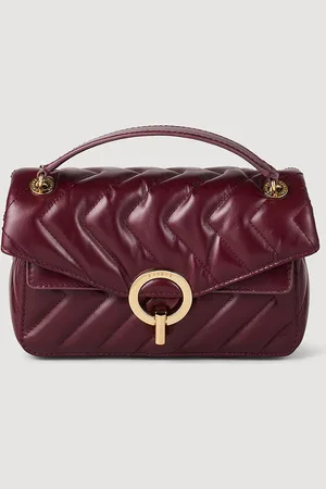 Sandro Yza small plain leather bag
