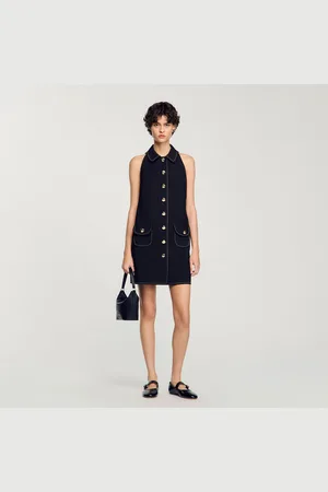 Sandro Peter Pan collar short dress